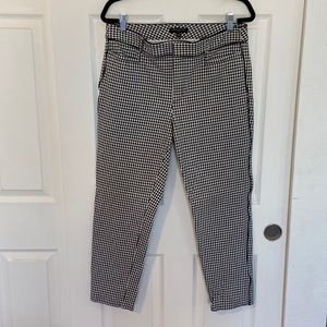 Banana Republic Houndstooth Print Sloan Trouser